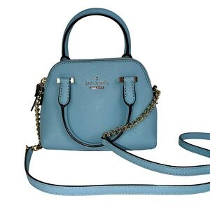 KATE SPADE NEW YORK CEDAR STREET MINI MAISE CROSSBODY BAG IN POWDER BLUE